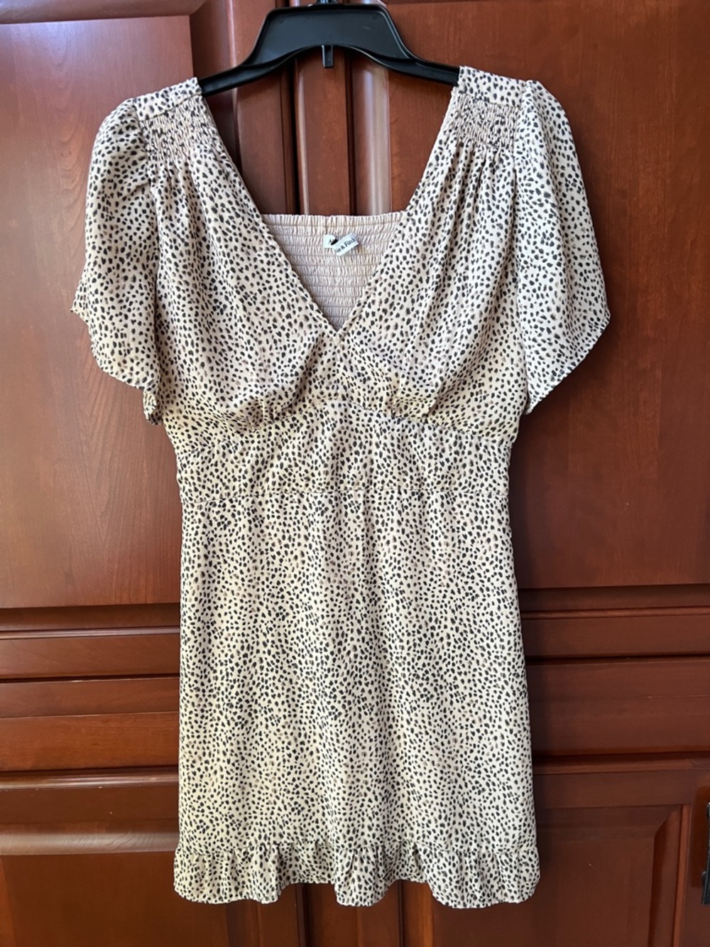 Abercrombie & Fitch Mini Dress with Leopard Print